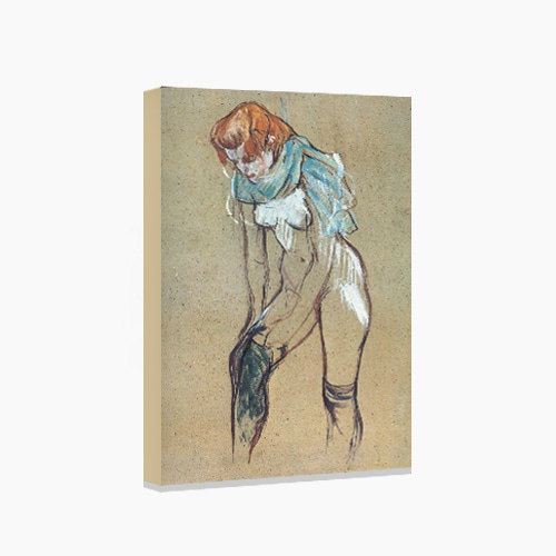 Henri de Toulouse Lautrec, 로트렉 (스타킹을 당기는 여자)
