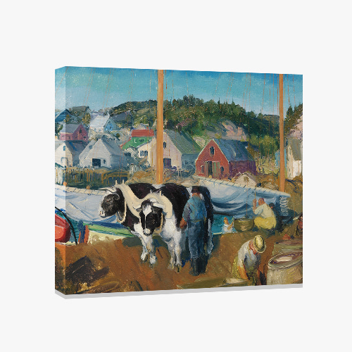 George Bellows,조지 벨로스 (소들, 메티니쿠스의 부두)