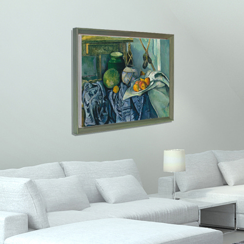 Paul Cezanne, 폴 세잔 (설탕항아리와 가지가 있는 정물)