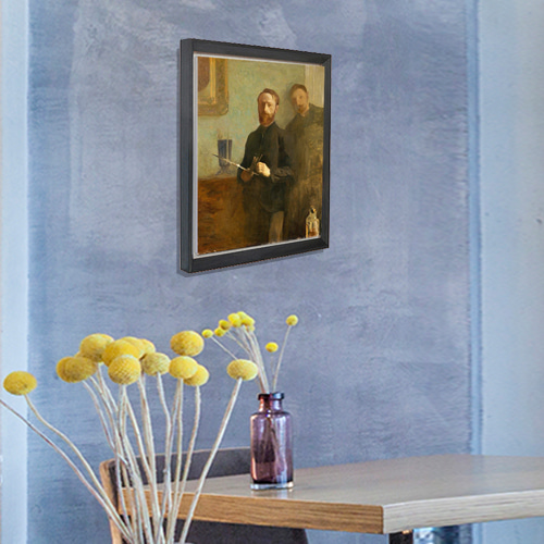 Jean-Edouard Vuillard,뷔야르 (위로퀴와 함께한 자화상)