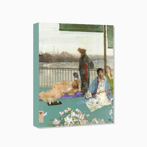 James Abbott McNeill Whistler, 제임스 애벗 맥닐 휘슬러 (피부색과 초록의 변화-발코니)