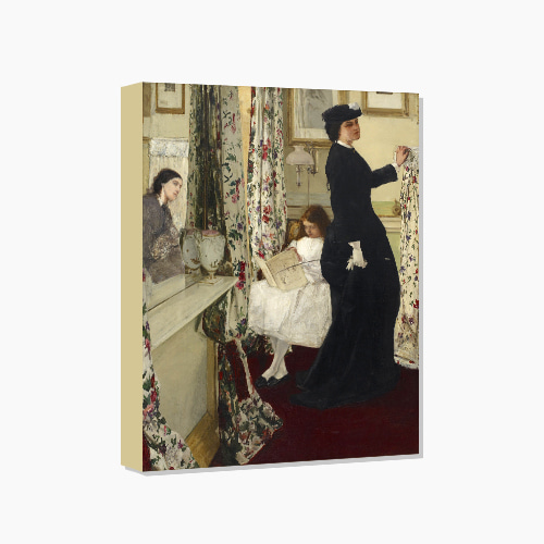 James Abbott McNeill Whistler, 제임스 애벗 맥닐 휘슬러 (초록과 장미의 조화:음악실)