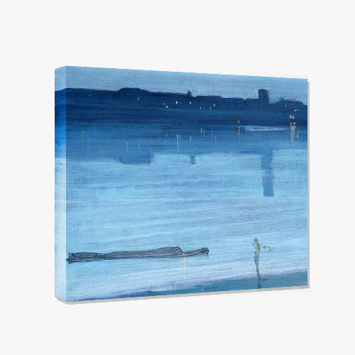 James Abbott McNeill Whistler, 제임스 애벗 맥닐 휘슬러 (녹턴 파란색과 은색-첼시)