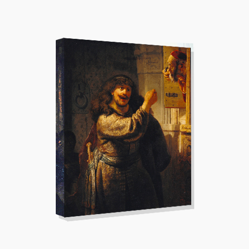 Rembrandt,렘브란트 (장인을 위협하는 삼손)