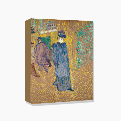 Henri de Toulouse Lautrec, 로트렉 (무랑루즈를 떠나는 제인 에이브릴)