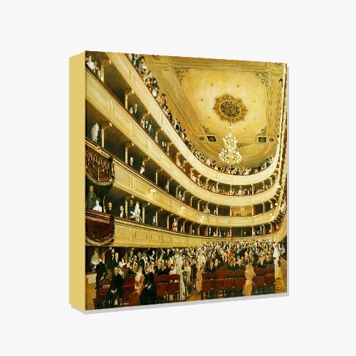 Gustav  Klimt 구스타프 클림트 (Auditorium in the Old Burgtheater, Vienna)