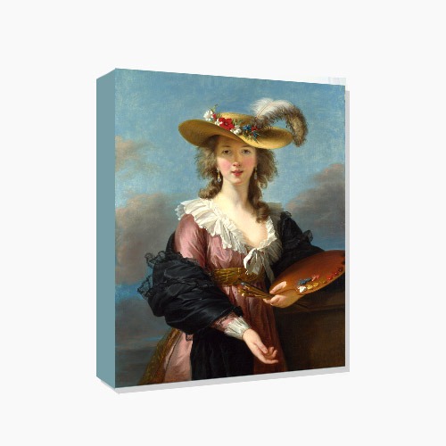 Élisabeth Vigée-Lebrun, 엘리자베스 비제 르 브룅 (Self Portrait In A Straw Hat)