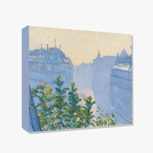 Gustave Caillebotte, 구스타브 카유보트 (발코니에서 본 알레비거리)