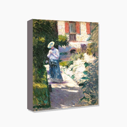 Gustave Caillebotte, 구스타브 카유보트 (쥬느빌리에의 작은정원, 다알리아를 위한 습작)