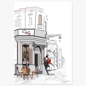 Paris cafe (파리 노천카페-01)