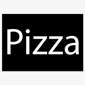 Typography (pizza)