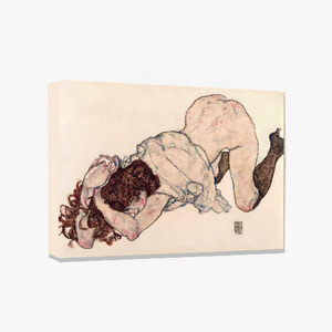 Egon Schiele, 에곤 쉴레 (양팔꿈치를 괸 채 무릎을 꿇고 있는 처녀)