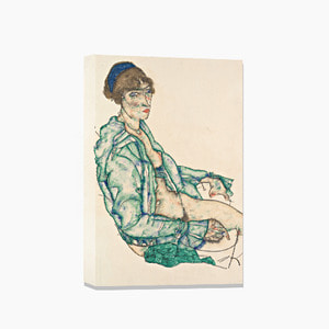 Egon Schiele, 에곤 쉴레 (파란 머리띠를 하고 앉아있는 여인)