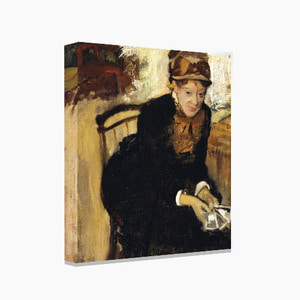 Edgar Degas, 드가 (카드를 쥐고 있는 카사트양의 초상)