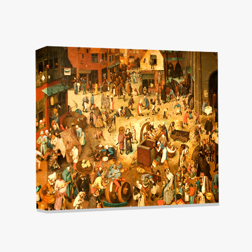 Pieter Brueghel de Oude , 대 피터르 브뤼헐 (사육제와 사순절의 싸움)