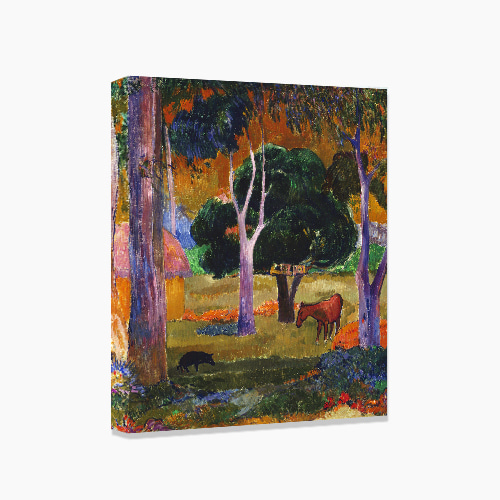 Paul Gauguin, 고갱 (도미니크 (히바오아) 섬 풍경)