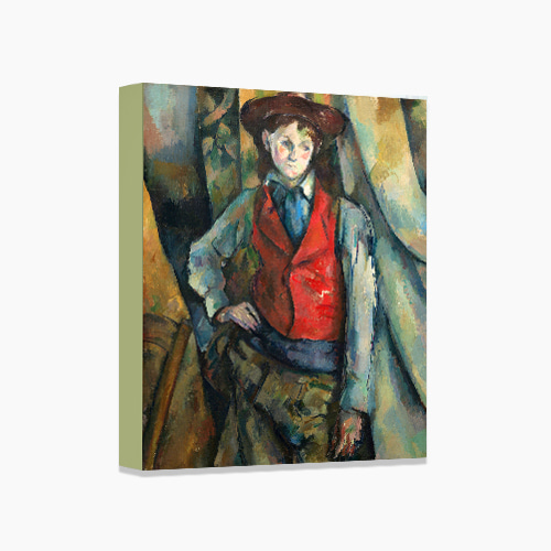 Paul Cezanne, 폴 세잔 (붉은 조끼를 입은 소년-01)