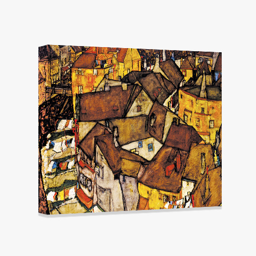Egon Schiele, 에곤 쉴레,(크루마우의 초승달처럼 늘어선집)