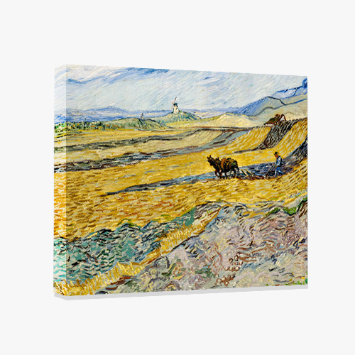 Vincent van Gogh, 반 고흐 (담장 둘러 친 밭을 가는 농부)
