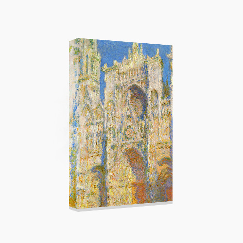 Claude Monet,모네 (루앙 성당 성당의 정문과 생 로맹 탑햇빛 가득한 파랑과 금색 조화)