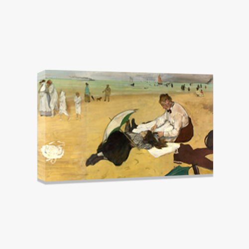 Edgar Degas, 드가 (바닷가에서 보모의 머리빗질을 받는 어린 소녀)