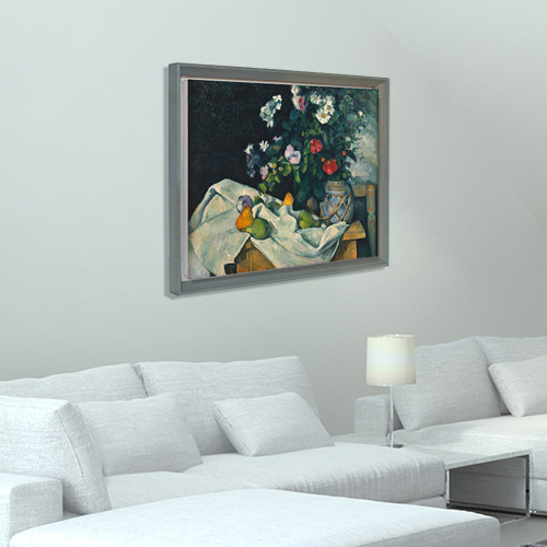 Paul Cezanne, 폴 세잔 (꽃과 과일이 있는 정물)