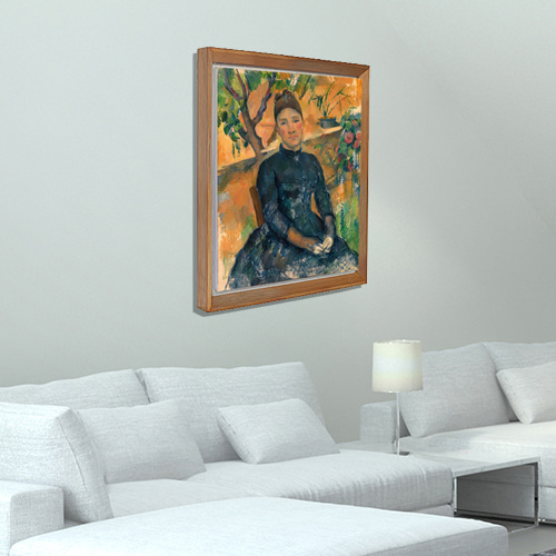 Paul Cezanne, 폴 세잔 (온실에 있는 세잔 부인의 초상)