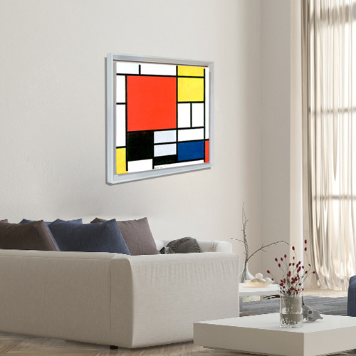 Piet Mondrian, 피에트 몬드리안 (빨강, 노랑, 파랑, 검정이 있는 구성)