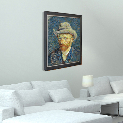 Vincent van Gogh, 반 고흐 (펠트 모자를 쓴 자화상)