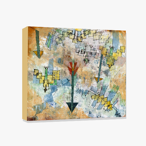 Paul Klee, 파울클레 (화살표 방향으로 떨어지는 새들)