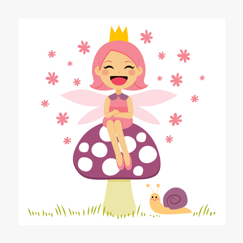 Cute little pink fairy, (귀여운 핑크요정)