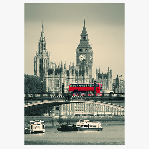 Red bus in London, (런던 이층버스-01)