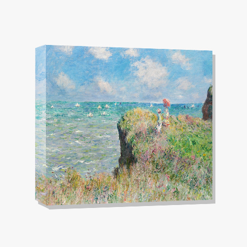Claude Monet,모네 (푸르빌 절벽위의 산책)