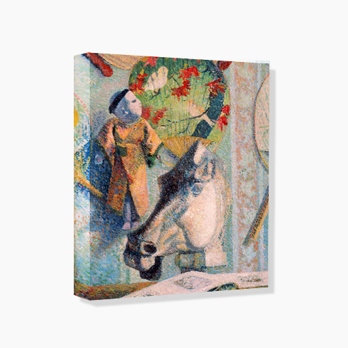 Paul Gauguin, 고갱 (말머리 장식이 있는 정물)