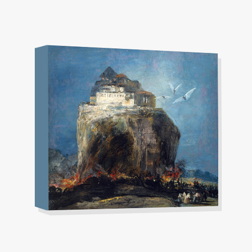 Francisco Goya,프란시스코 고야 (암벽위의 도시)
