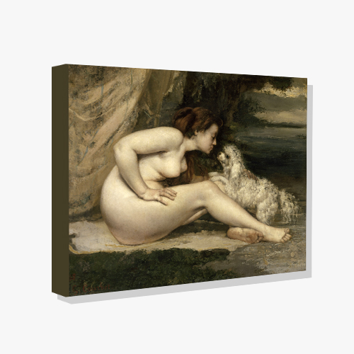 Gustave Courbet,귀스타브 쿠르베 (강아지와 함께있는 누드여인)