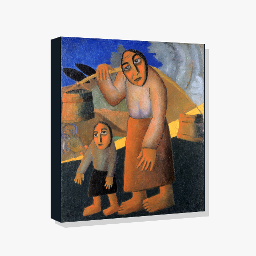 Kazimir Malevich,카지미르 말레비치 (Peasant Woman with Buckets and Child)