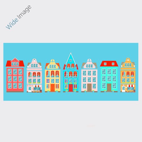 European colorful old houses (유럽의 오래된 집들) - 와이드