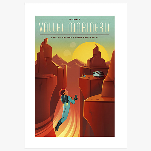 화성의 마리나계곡 포스터