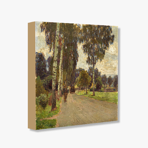 Carl Moll, 칼몰 (Tree lined road in Bruntál)