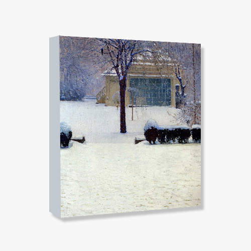 Carl Moll, 칼몰 (Snowbound studio in Theresianumgasse)