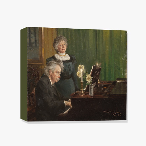 Peder Severin Kroyer,크뢰이어 (Edvard Grieg 와 그의 아내)