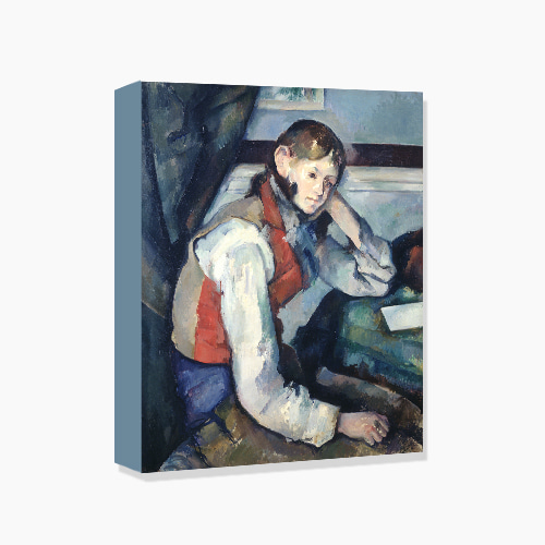 Paul Cezanne, 폴 세잔 (붉은 조끼를 입은 소년-02)