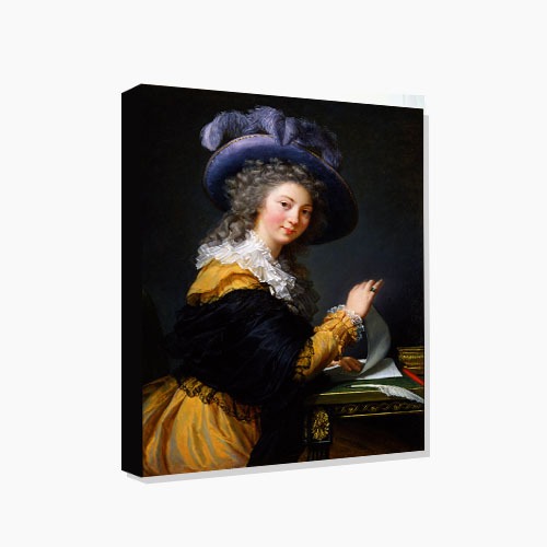 Élisabeth Vigée-Lebrun, 엘리자베스 비제 르 브룅 (Lady Folding a Letter)