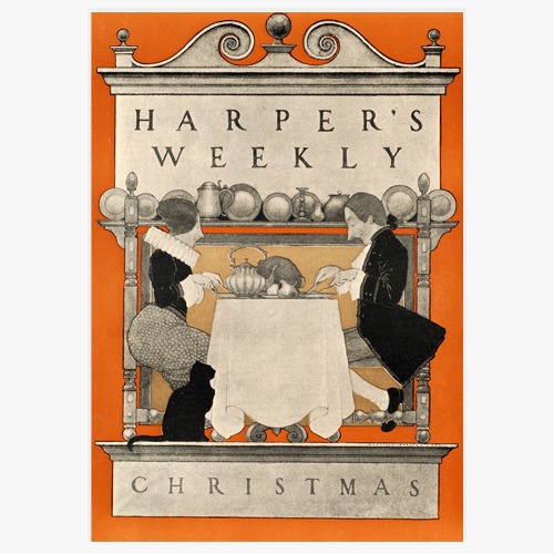 Maxfield Parrish 맥스필드 패리시, (Harper’s weekly, Christmas)