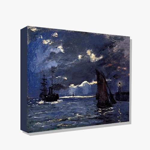 Claude Monet,모네 (바다풍경, 달빛 아래 항해)