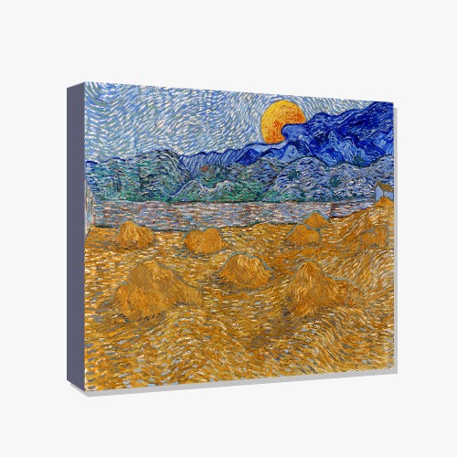 Vincent van Gogh, 반 고흐 (밀밭과 달이뜨는 풍경)